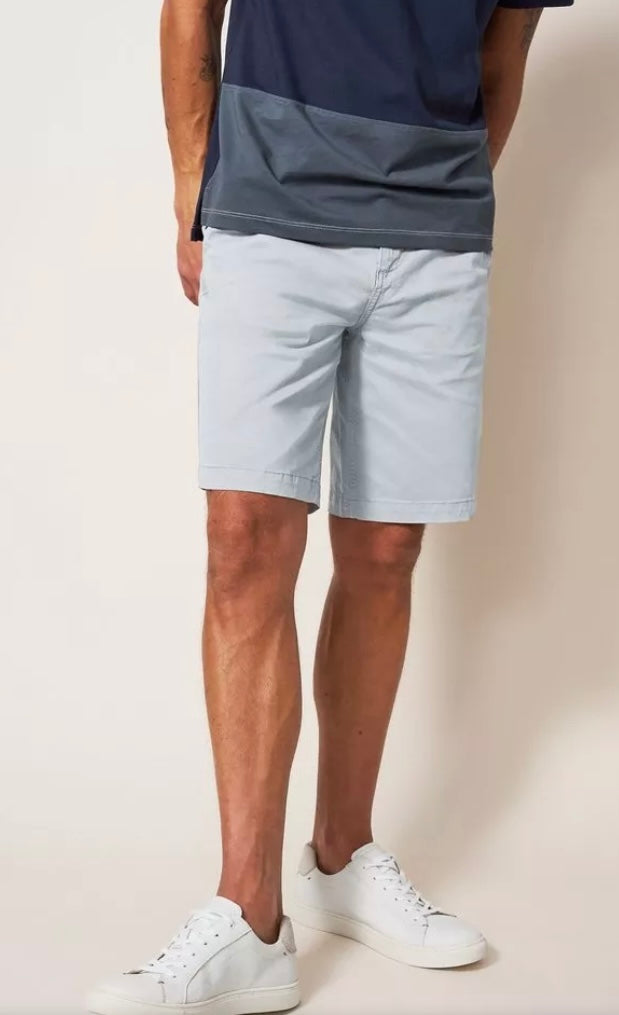 LIGHT GREY SUTTON ORGANIC CHINO SHORT