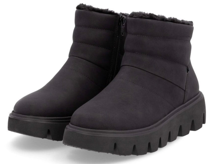 W2070-00 LADIES BLACK MID HEIGHT BOOTS