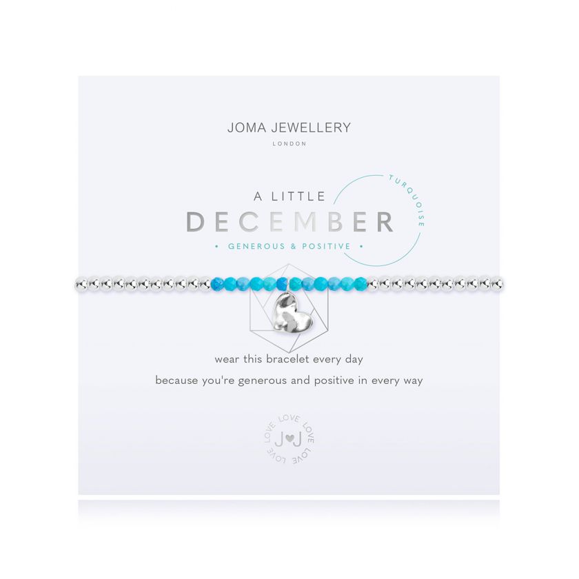 A LITTLE BIRTHSTONE DECEMBER BRACELET