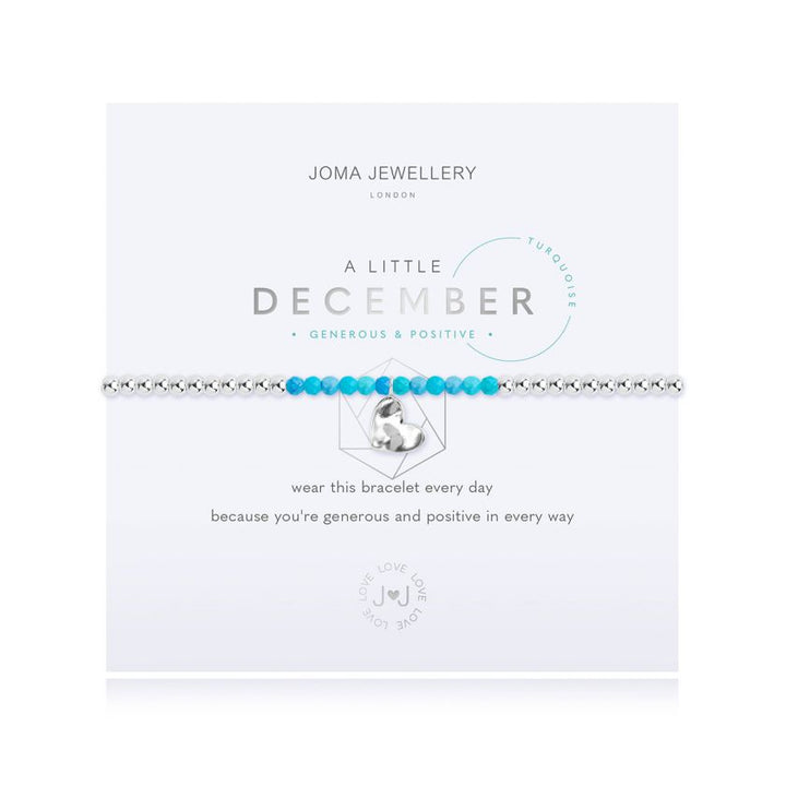 A LITTLE BIRTHSTONE DECEMBER BRACELET