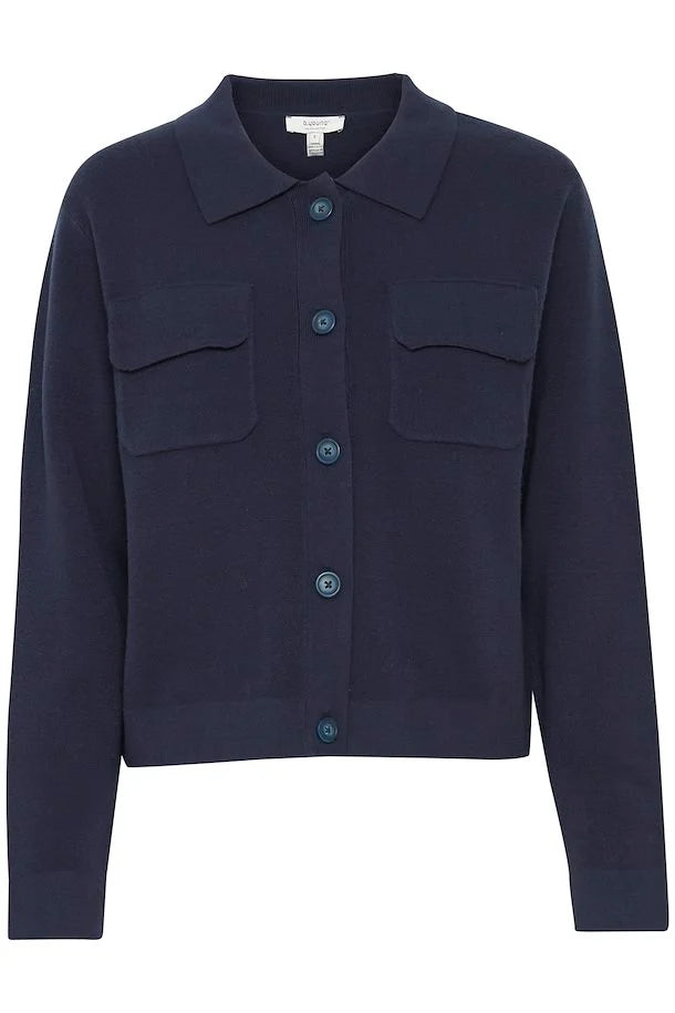 OTARI CARDIGAN NAVY BLAZER