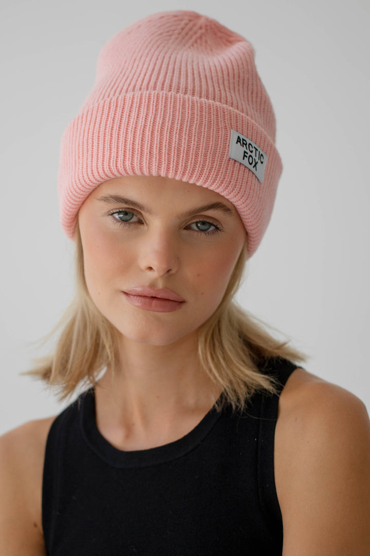 The Recycled Bottle Beanie - Pastel Pink