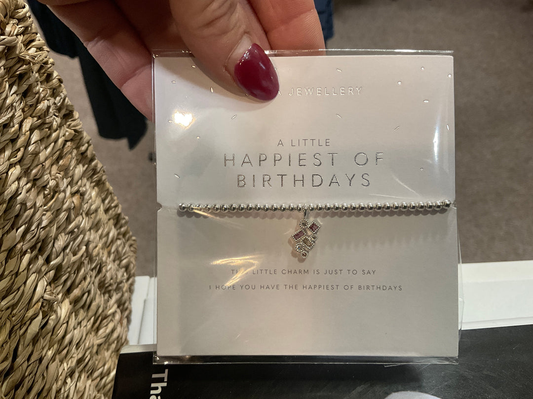 A LITTLE HAPPIEST OF BIRTHDAYS BRACELET