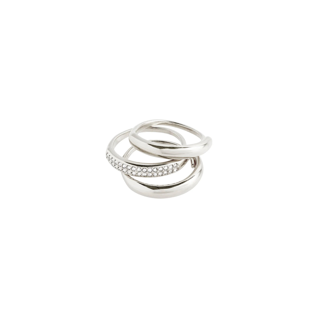 BLOOM SILVER PLATED RING