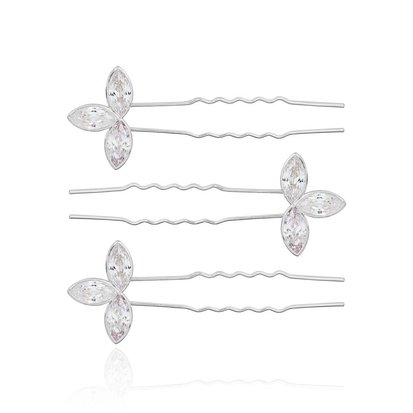 HAPPY EVER AFTER LEAF HAIR SLIDES