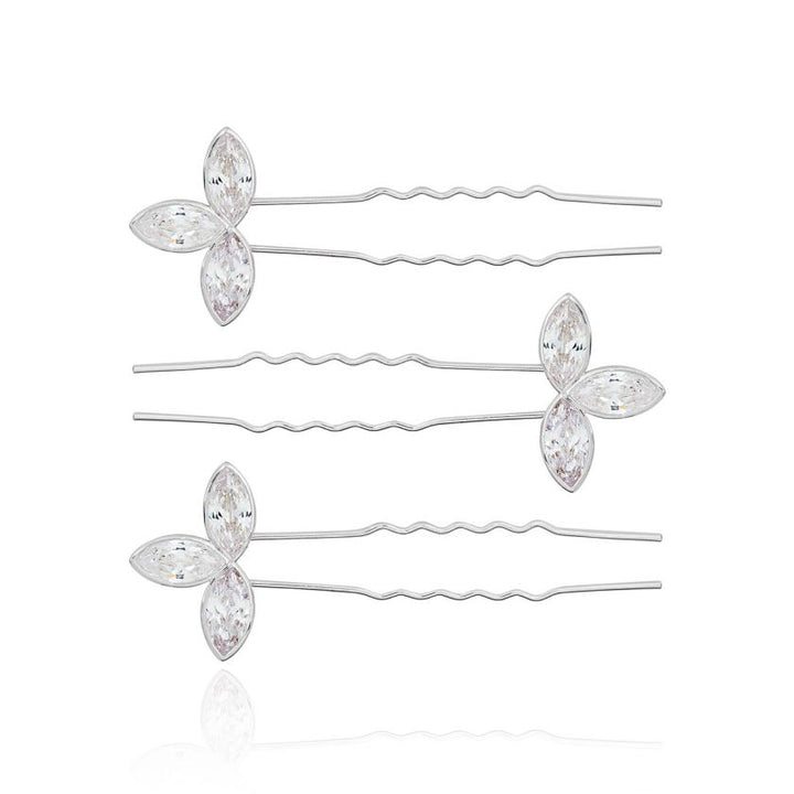 HAPPY EVER AFTER LEAF HAIR SLIDES