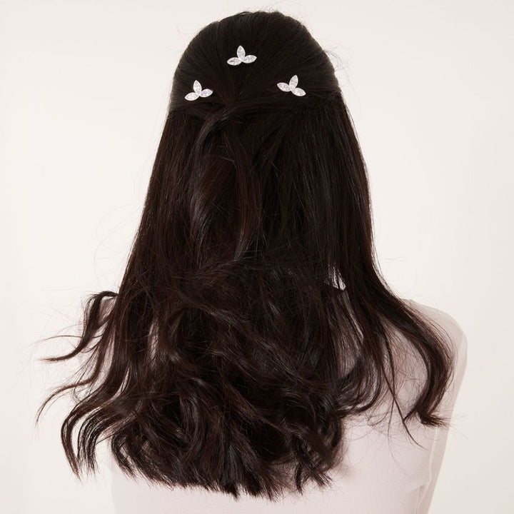HAPPY EVER AFTER LEAF HAIR SLIDES