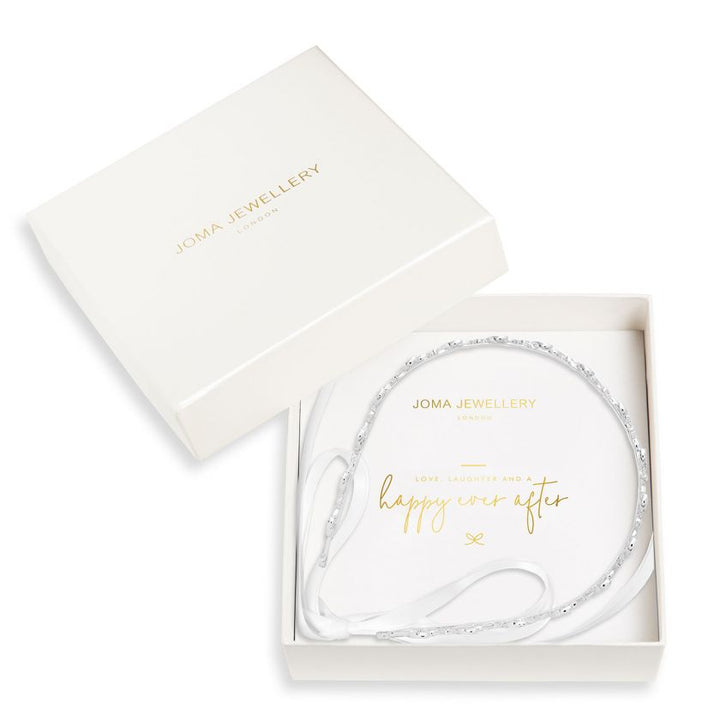 HAPPY EVER AFTER CRYSTAL LEAF CROWN