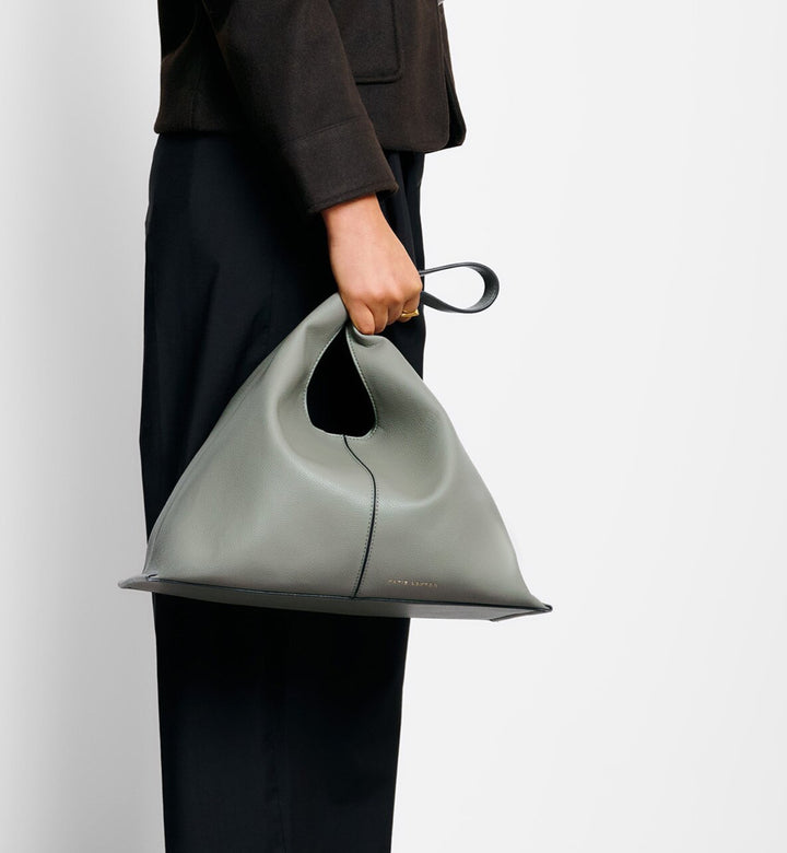LAILA SLOUCH SHOULDER BAG | GRAPHITE GREEN