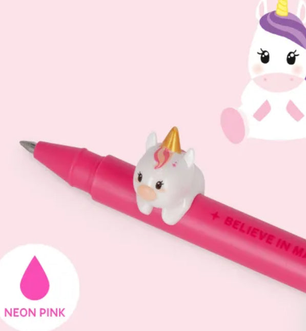 UNICORN GEL PEN - NEON PINK INK