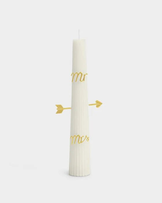 CANDLE CHARM GIFT SET MR & MRS