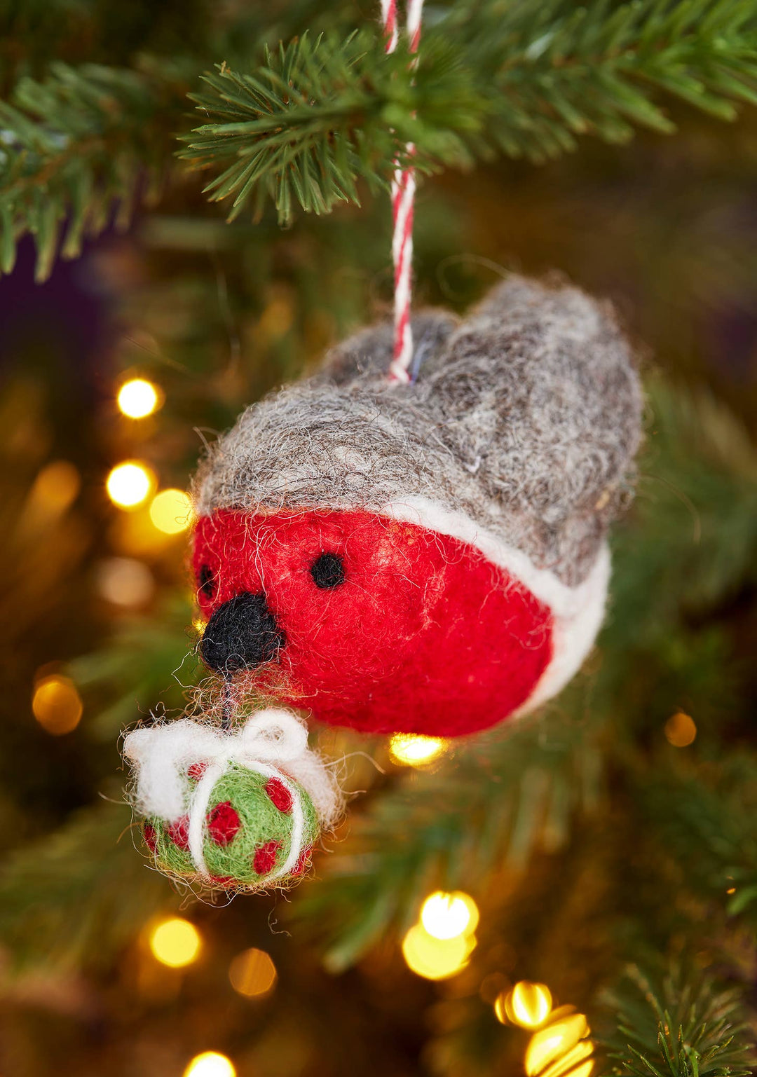 Felt Carry Robin Decoration