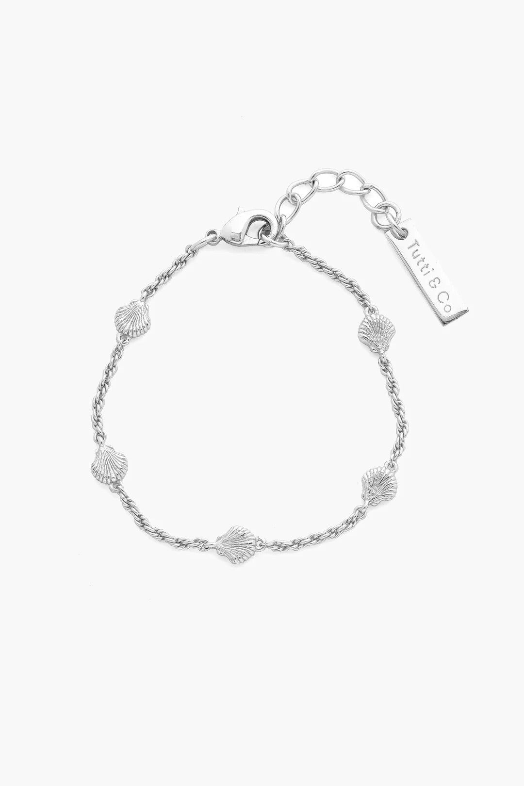 SHELL SILVER BRACELET