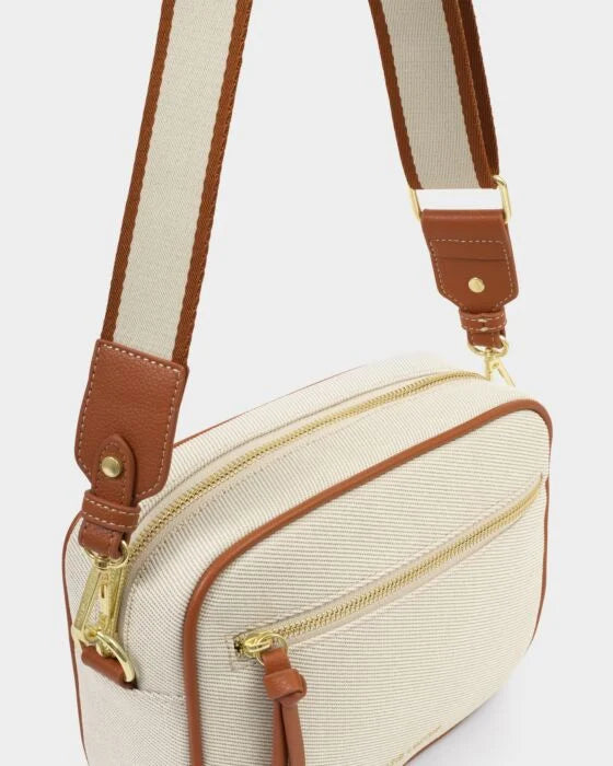 HALLIE CANVAS CROSSBODY BAG LARGE