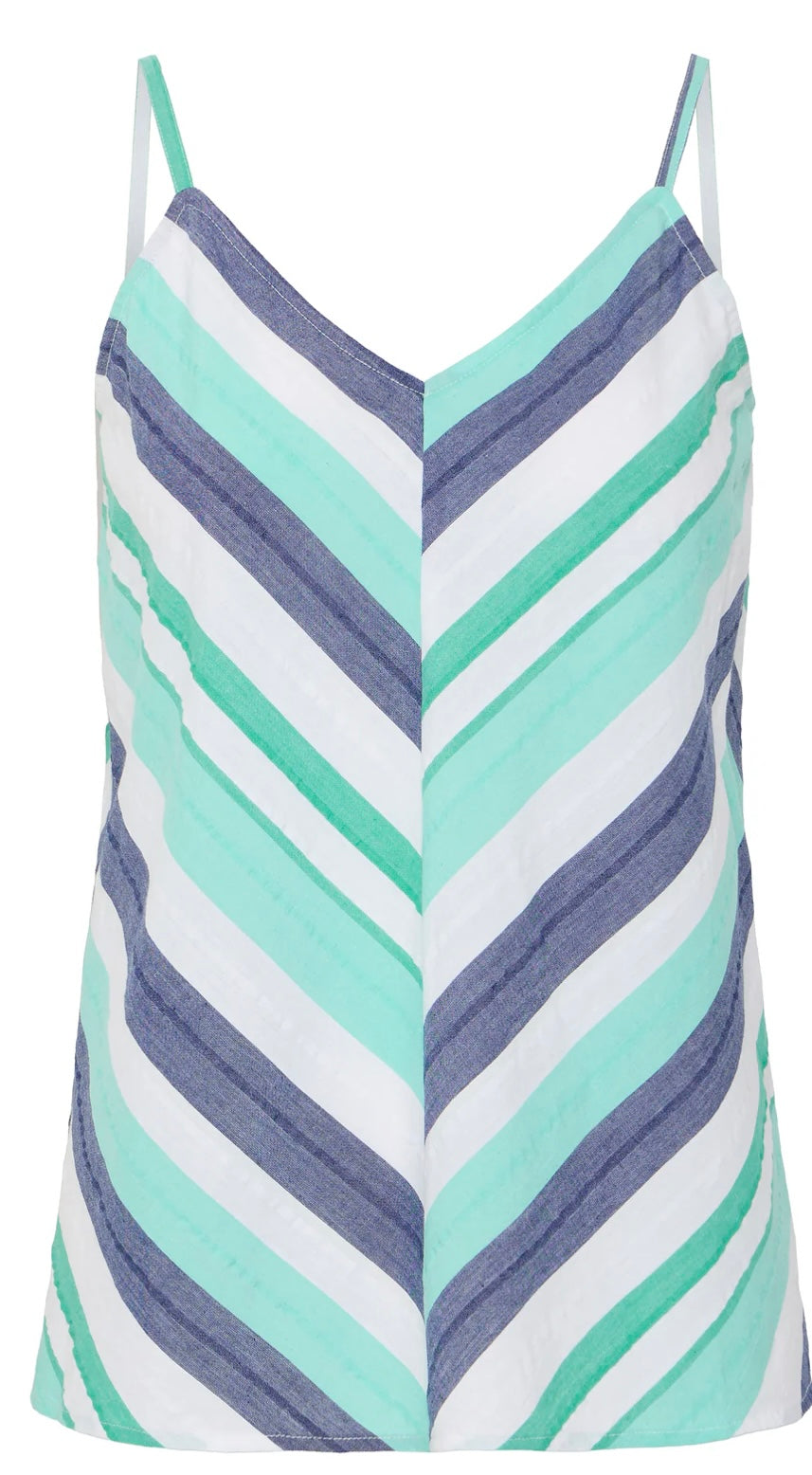 DESMONA STRAP DRESS POOL BLUE MIX