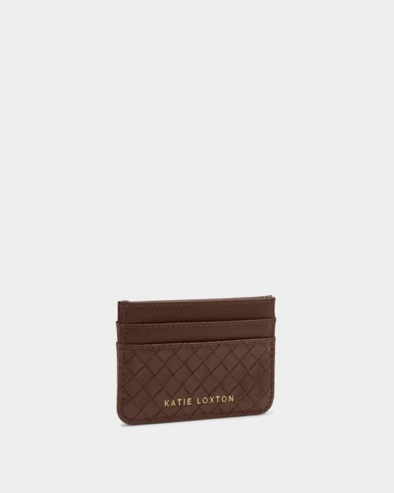 NOVA WOVEN TEXTURE CARDHOLDER
CHOCOLATE WOVEN