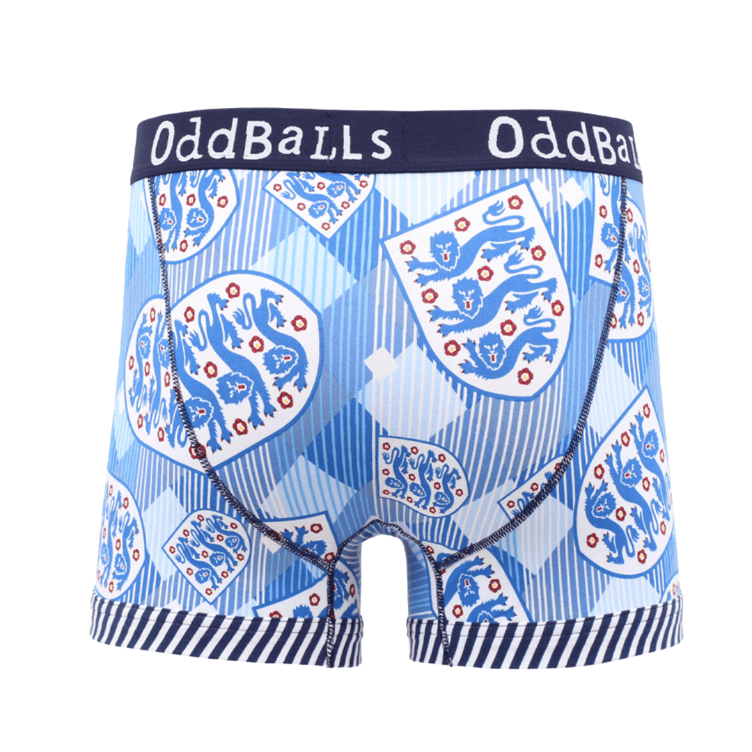 England FA Retro - Mens Cotton Boxer Shorts: Medium