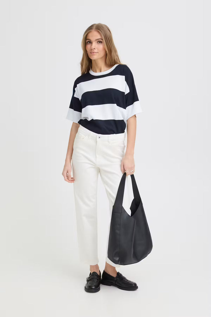 ICHI Luls Loose Short Sleeve Pullover