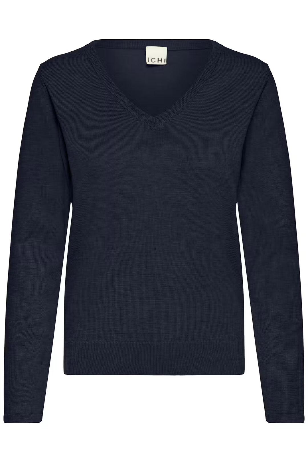 ICHI Luls V-Neck Long Sleeve Pullover