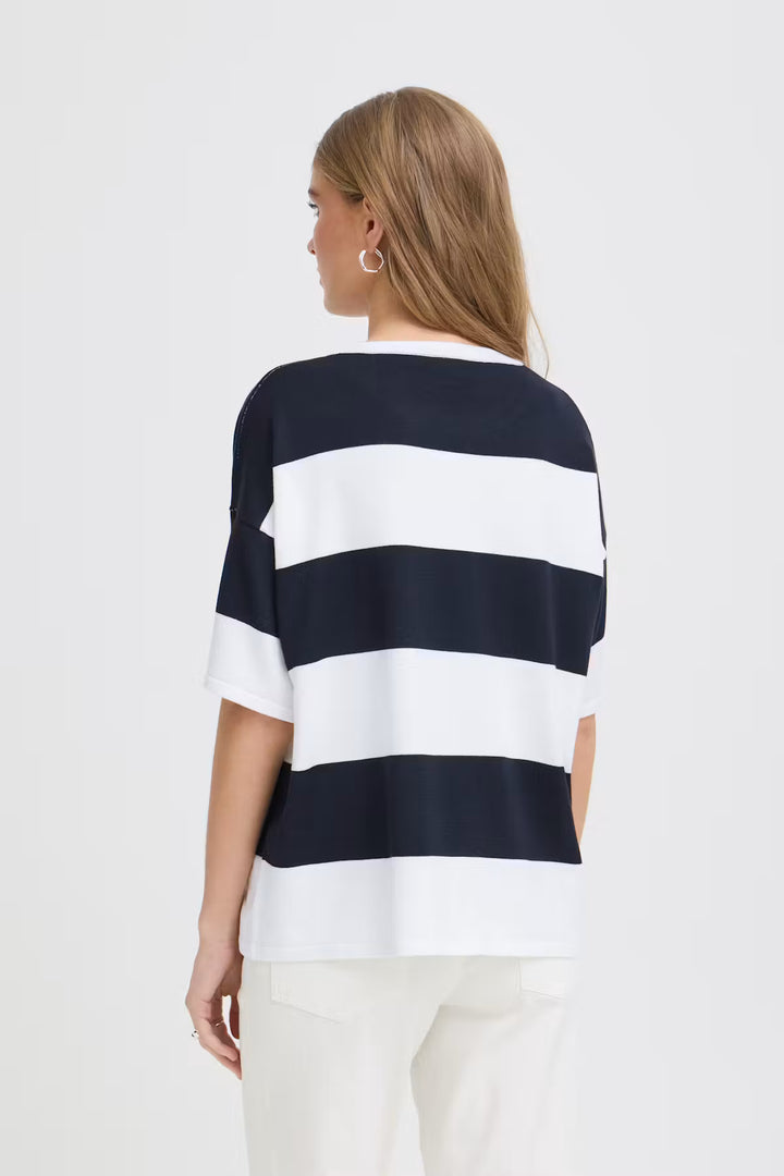 ICHI Luls Loose Short Sleeve Pullover