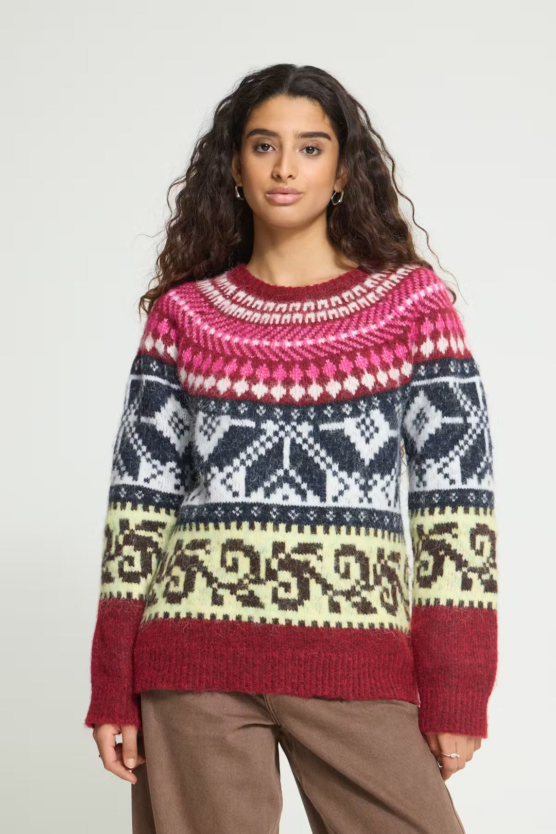 ICHI Cylle Long Sleeve Pullover