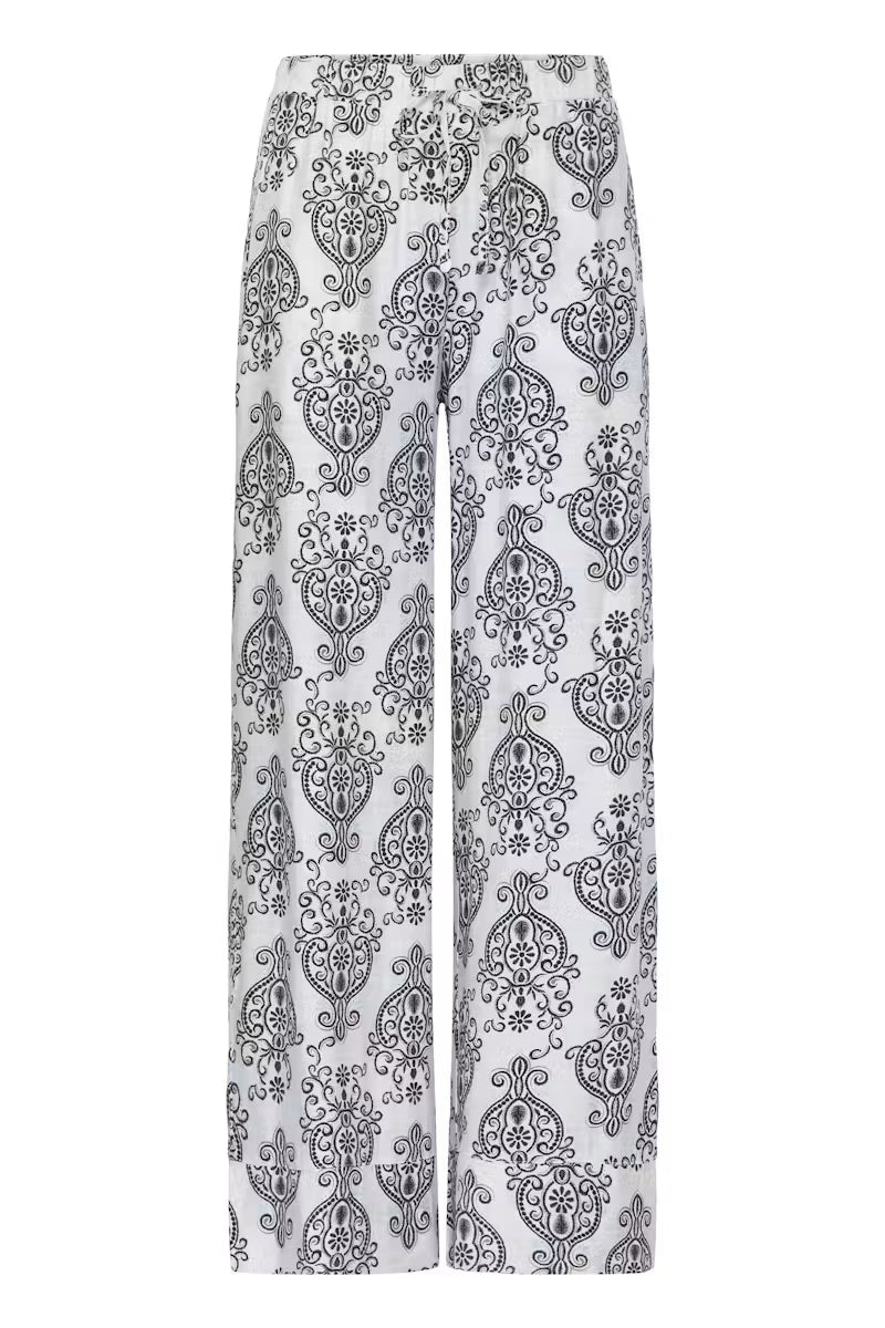 BOHO MUSE WHITE & BLACK ARIANA TROUSER