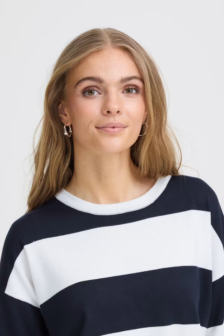 ICHI Luls Loose Short Sleeve Pullover