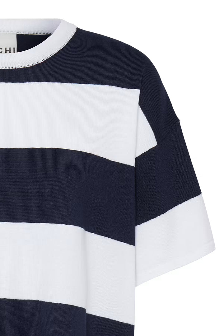 ICHI Luls Loose Short Sleeve Pullover