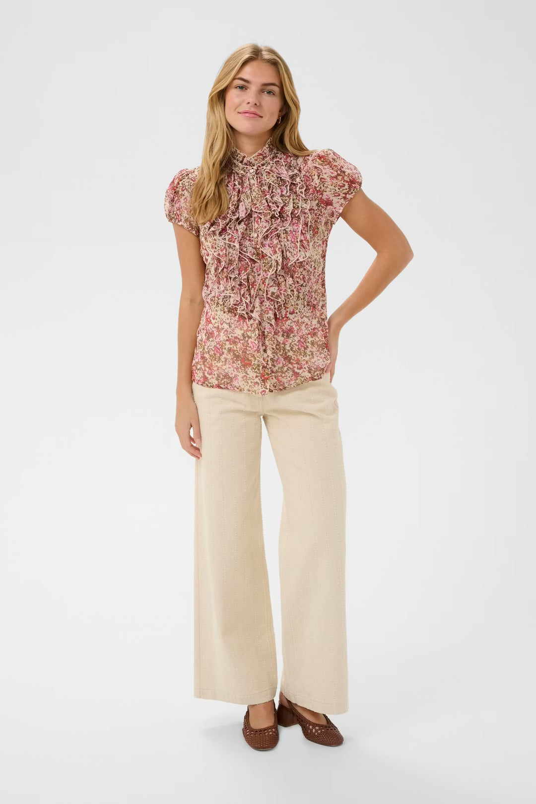 LILJA CRINKLE SHIRT PINK