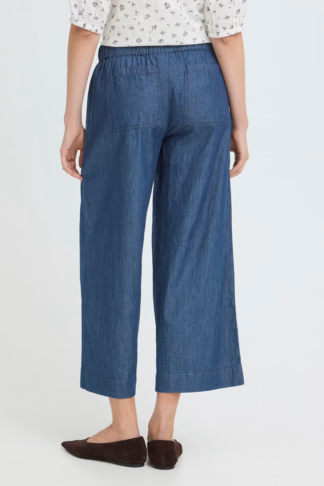 MID BLUE DENIM LARISSA TROUSER