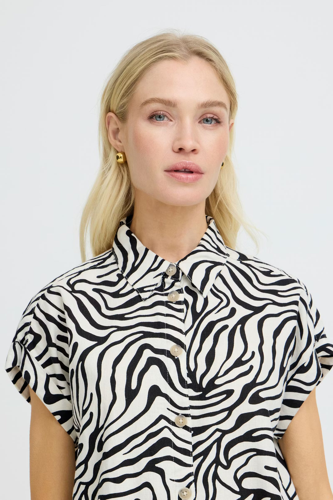 FALAKKA BUTTON DRESS - METEORITE ANIMAL