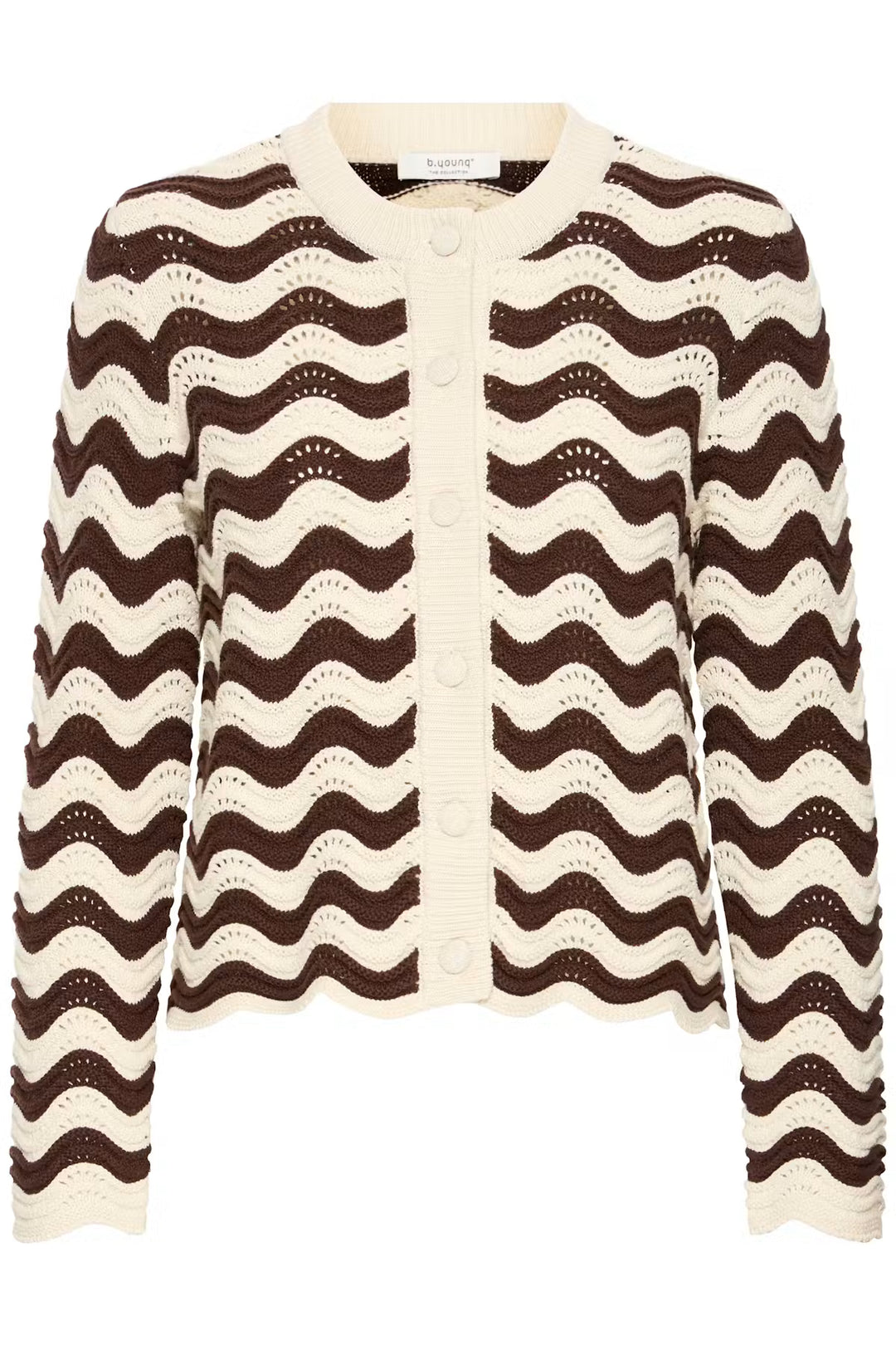 b.young Magio Oneck Cardigan