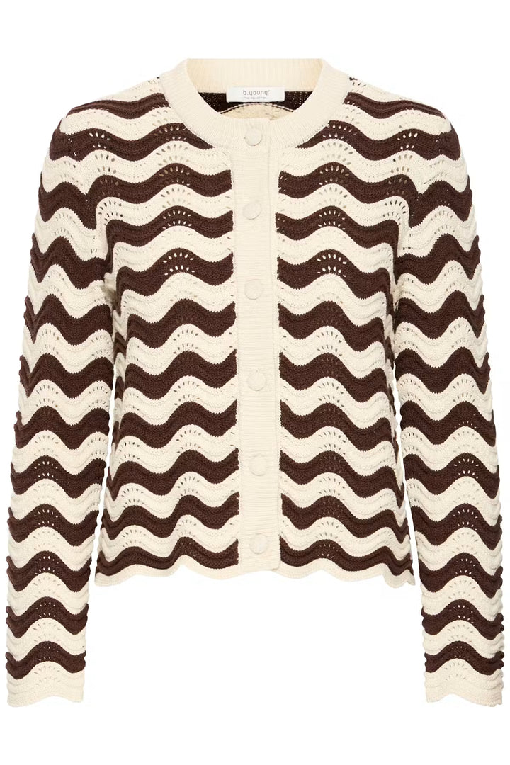 b.young Magio Oneck Cardigan