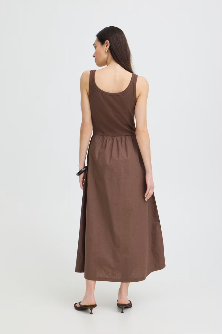 FRENCH TOAST BROWN SUNNIA DRESS