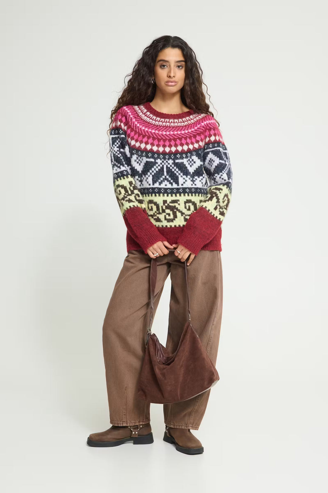 ICHI Cylle Long Sleeve Pullover