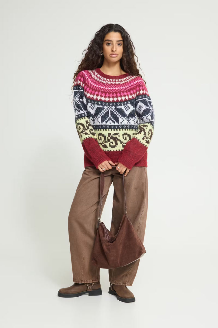 ICHI Cylle Long Sleeve Pullover