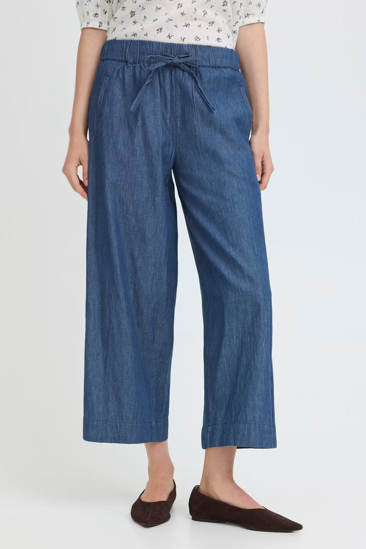 MID BLUE DENIM LARISSA TROUSER