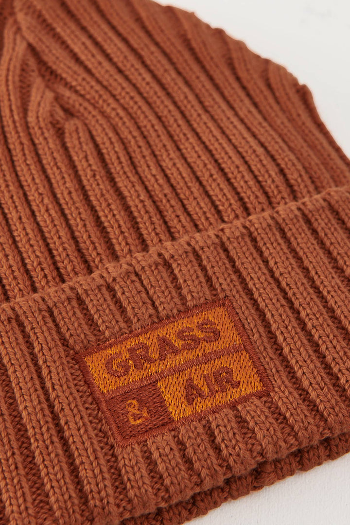 Burnt Orange Beanie: Orange / 3-5years