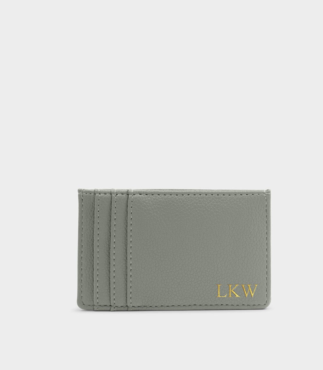 LAILA SLIM CARDHOLDER | GRAPHITE GREEN