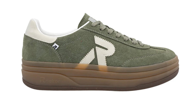 W3700-54 GREEN TRAINERS