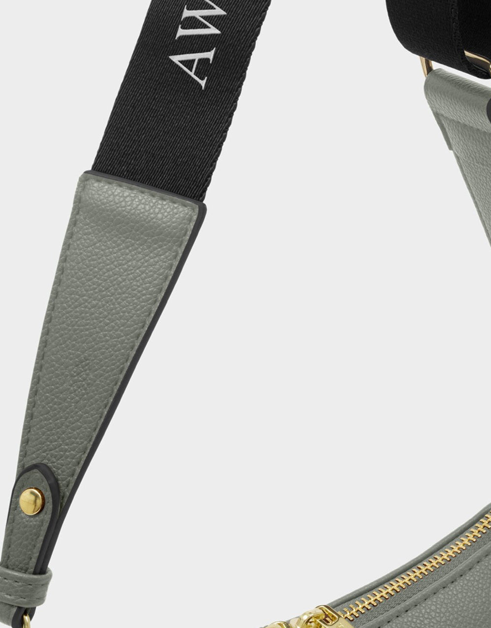 LAILA CANVAS STRAP CROSSBODY BAG| GRAPHITE GREEN