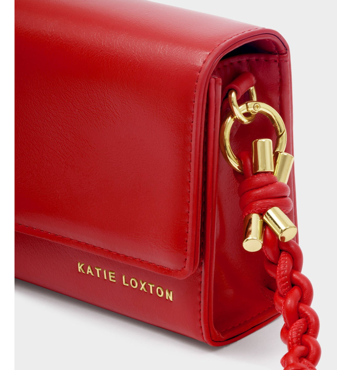 ARDEN BRAIDED MINI BAG | RED