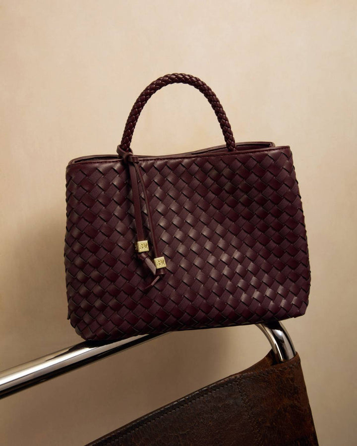 Nova Hand Woven Top Handle Bag