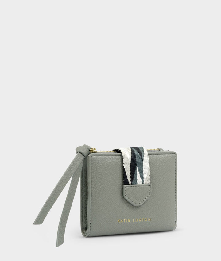 HALLIE COIN & CARD HOLDER | GRAPHITE GREEN