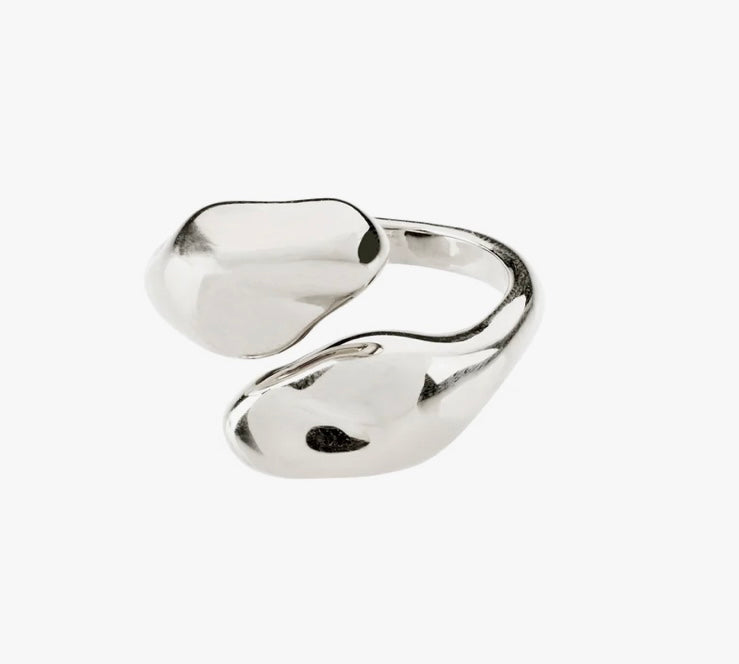 CHANTAL RECYCLED SILVER PLATED RING