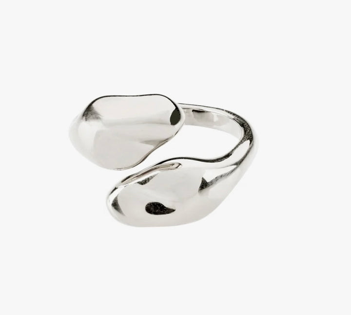 CHANTAL RECYCLED SILVER PLATED RING