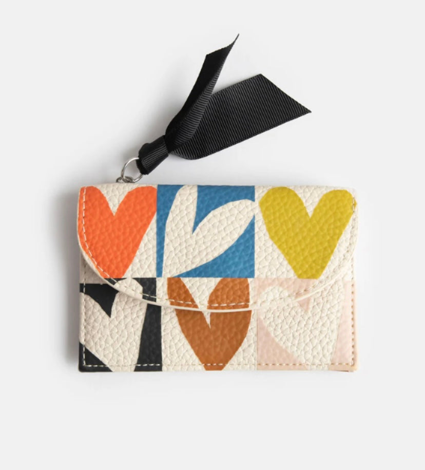 MULTI CHECKMATE HEARTS CARDHOLDER COIN PURE