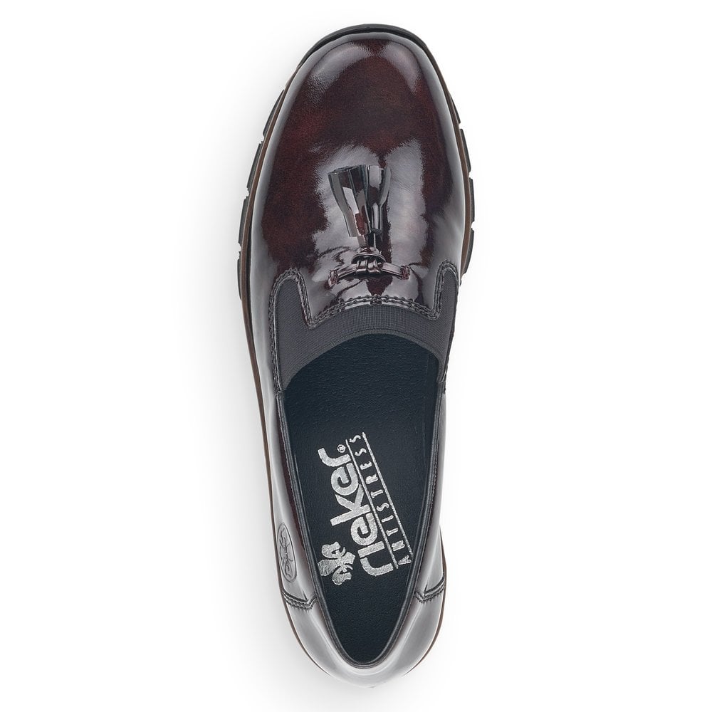 53751-35  RED ELASTICATED SHOE