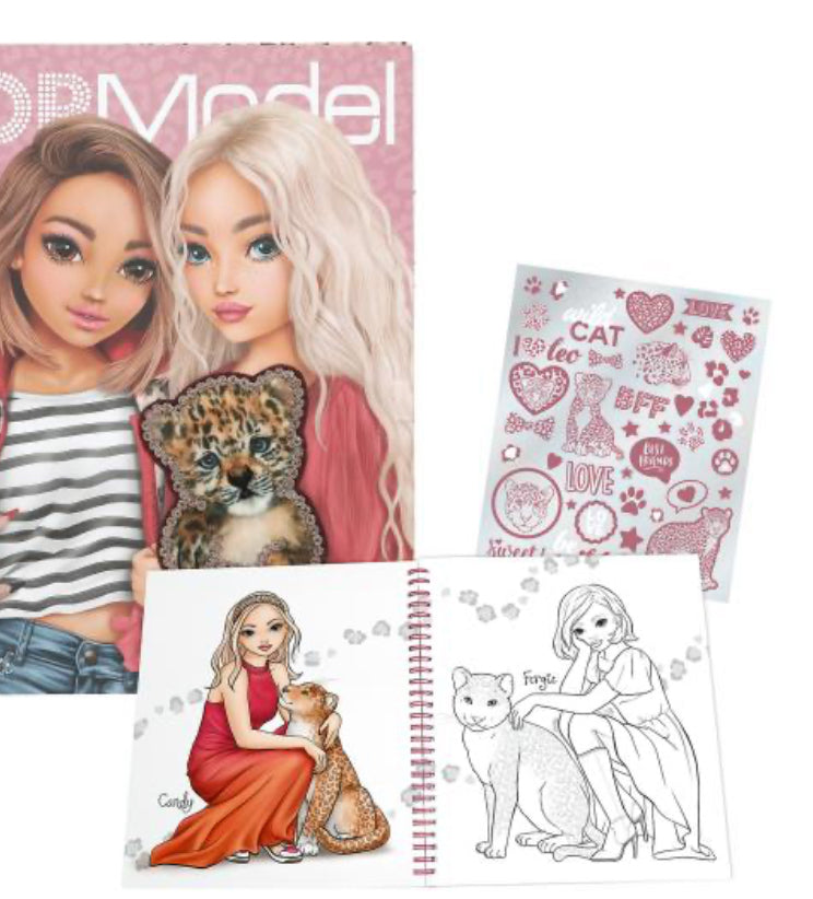 LEOHEART COLOURING IN BOOK