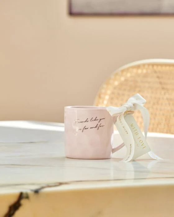 GIFT TAG AND MUG FRIENDS LIKE YOU ARE FAR AND FEW